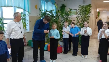 ВРУЧЕНИЕ ЗНАКОВ ОТЛИЧИЯ ВФСК ГТО УЧЕНИКАМ МБОУ &laquo;ИРШИНСКАЯ НОШ&raquo; пос. ИРША.