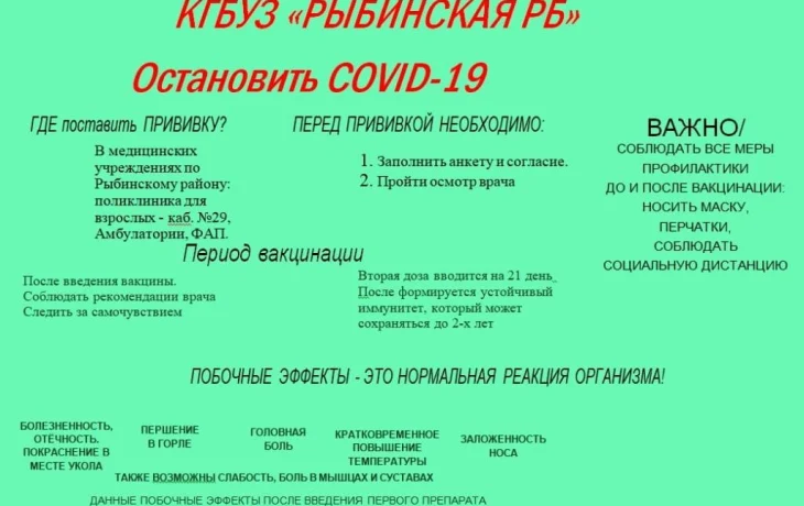 Вакцинация от COVID-19 ЗАЩИЩАЕТ!