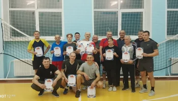 Новогодний турнир по волейболу среди жителей с. Двуречное