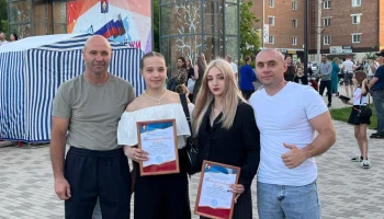 награждение благодарственными письмами воспитанниц МБУ ДО "Спортивная школа Рыбинского района"