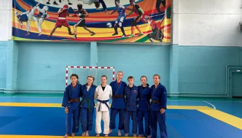 Спортсменки отделения Дзюдо на сборах